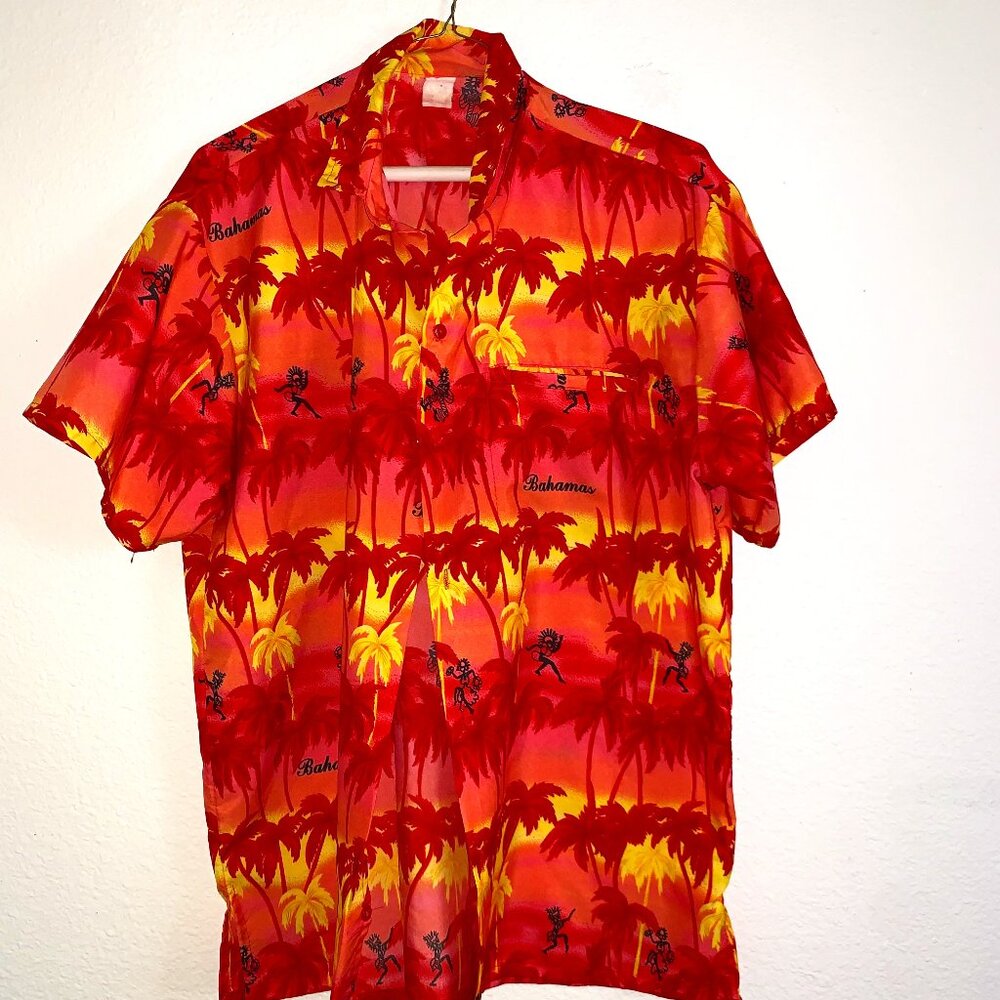 Bahamas Island Style Mens Shirt